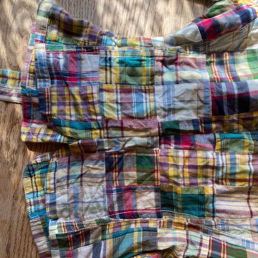 J.Crew Patchwork Multi Color Plaid Spring Blazer … - image 8